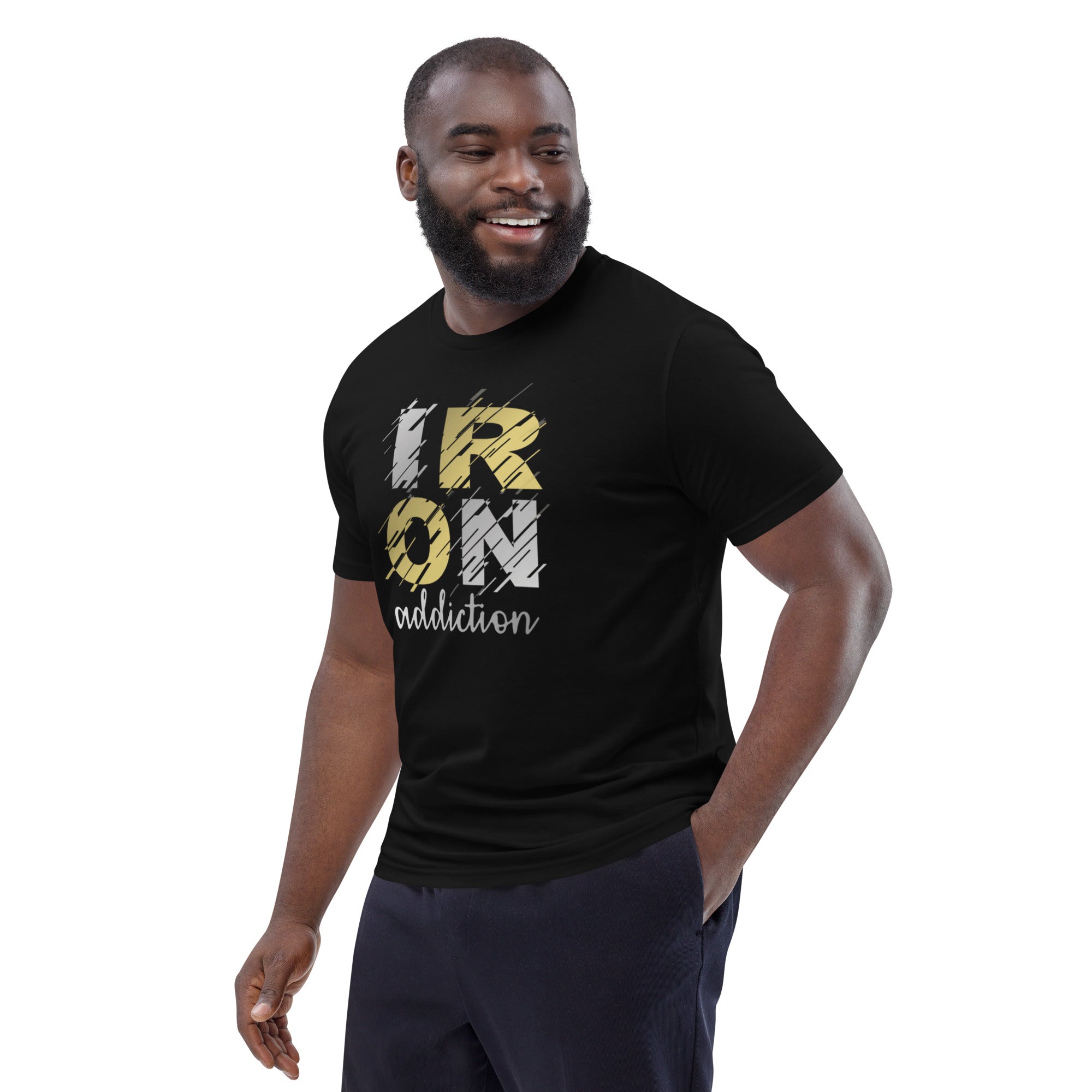 Iron Addiction T-shirt for Men - POD Sarto