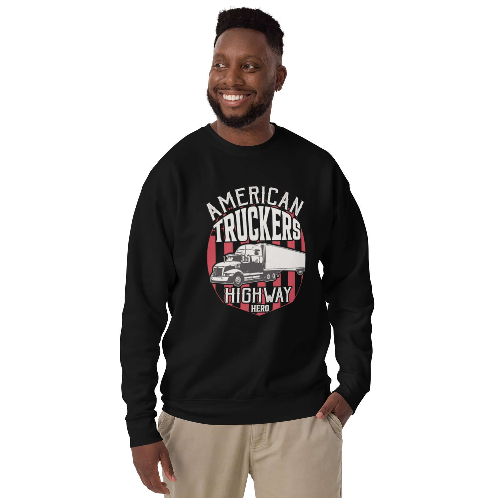 American Truckers Men's Sweatshirt  - POD SARTO