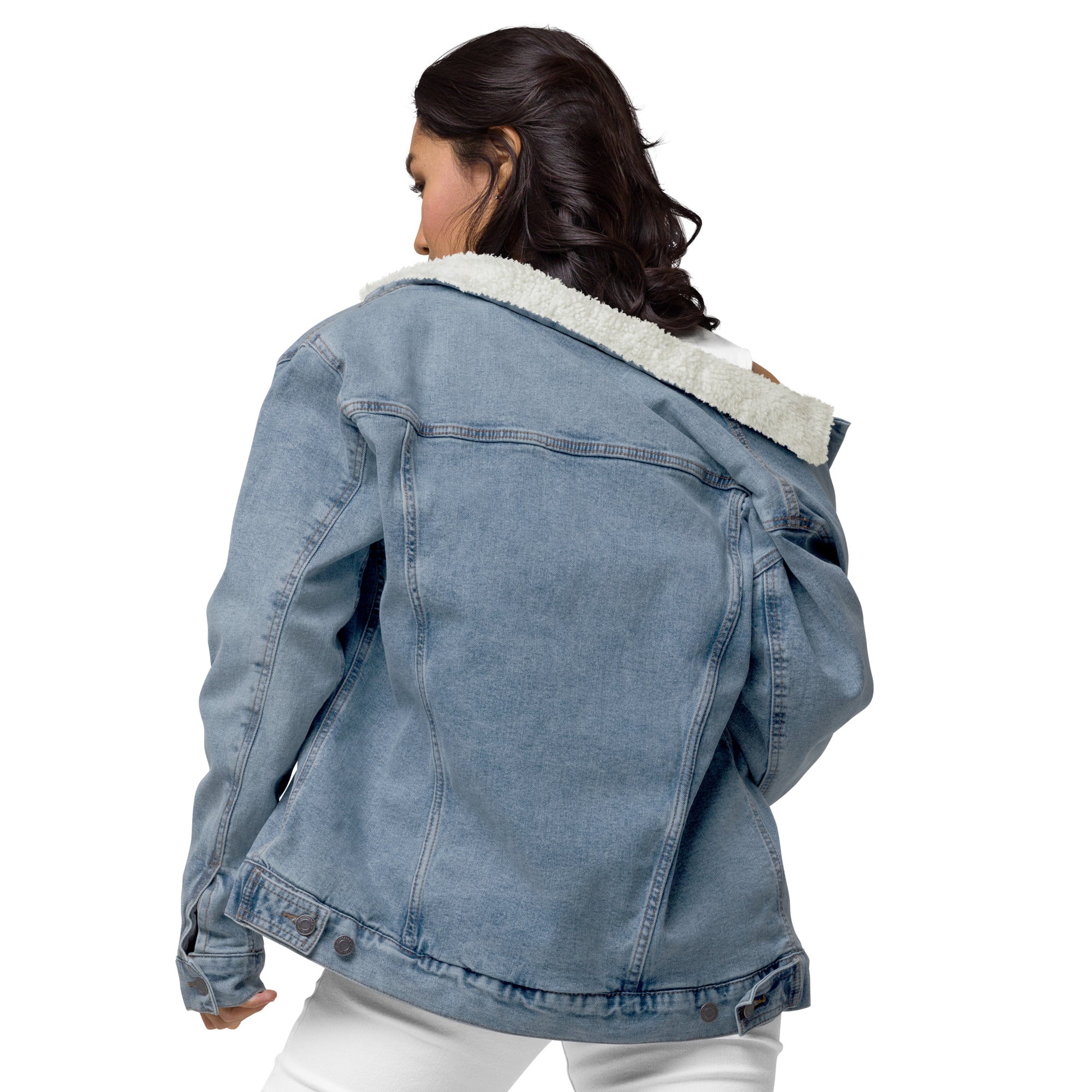 Flying Eagle Women's Denim Jacket - POD Sarto