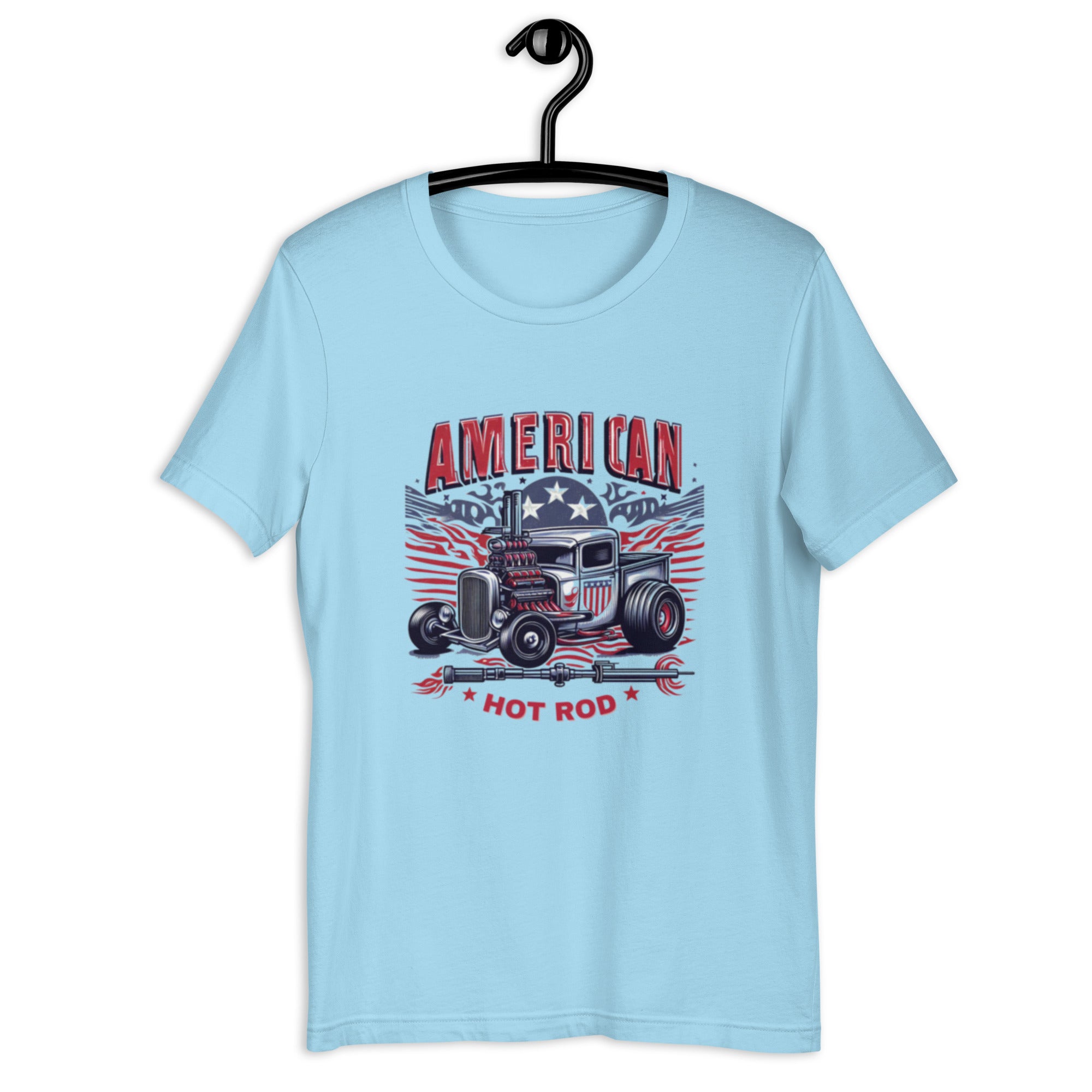 American Hot Rod Trucker T-shirt for Men | POD Sarto