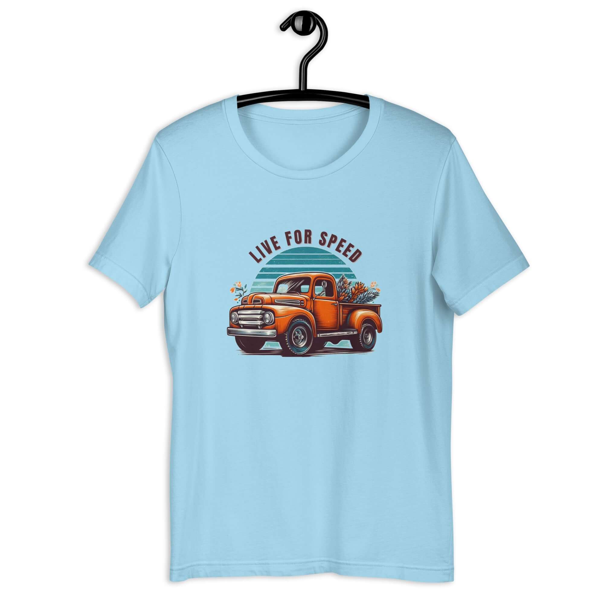 Live for Speed Trucker T-shirt for Men - POD Sarto