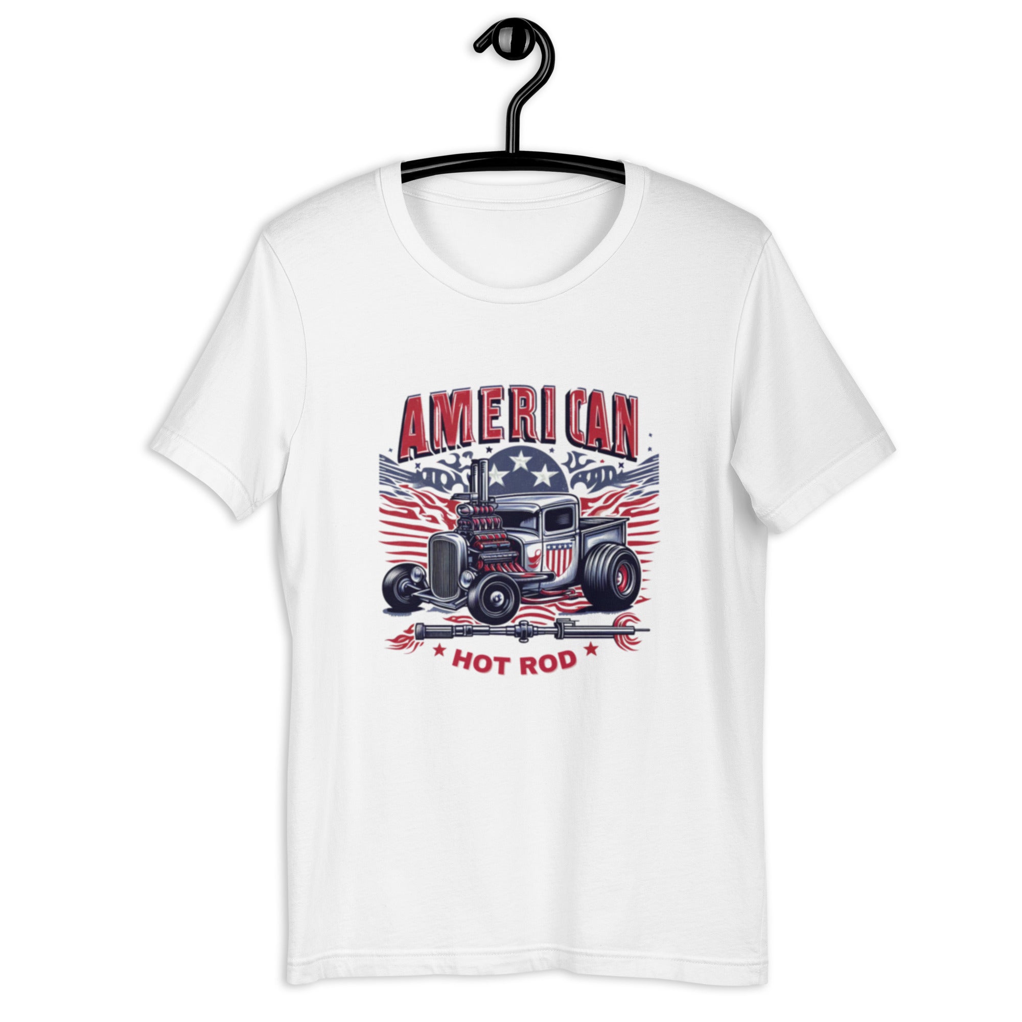 American Hot Rod Trucker T-shirt for Men | POD Sarto