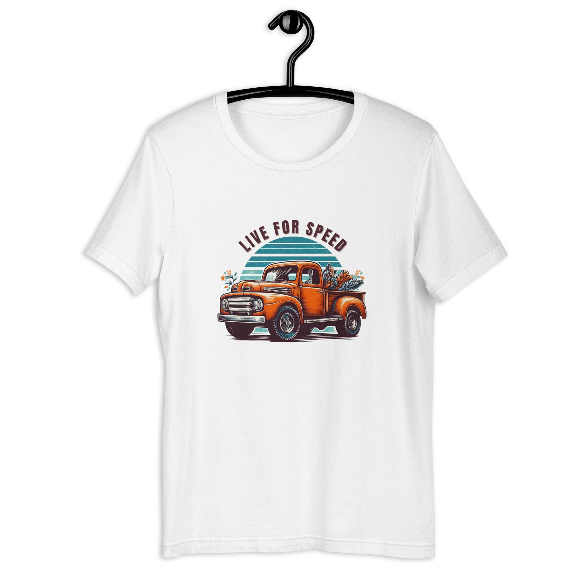 Live for Speed Trucker T-shirt for Men - POD Sarto