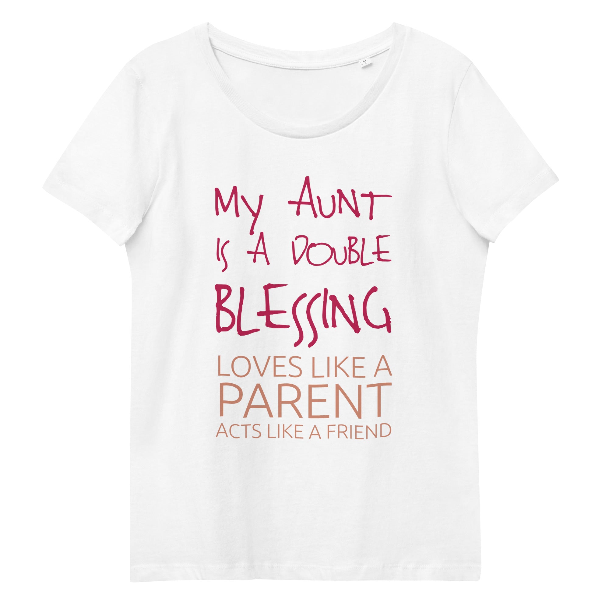 Double Blessing Aunt T-Shirt for Women | Gift for an Aunt | POD Sarto