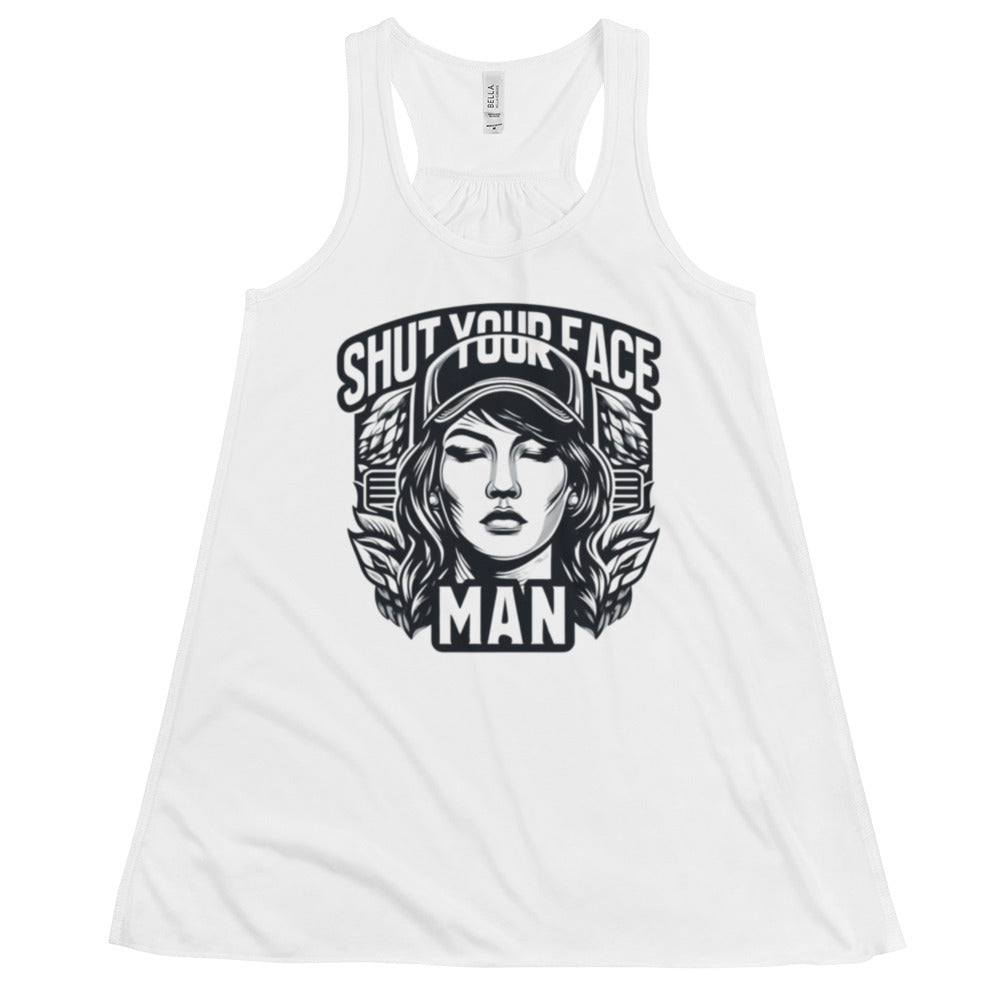 Shut Your Face Man Tank Top - POD Sarto