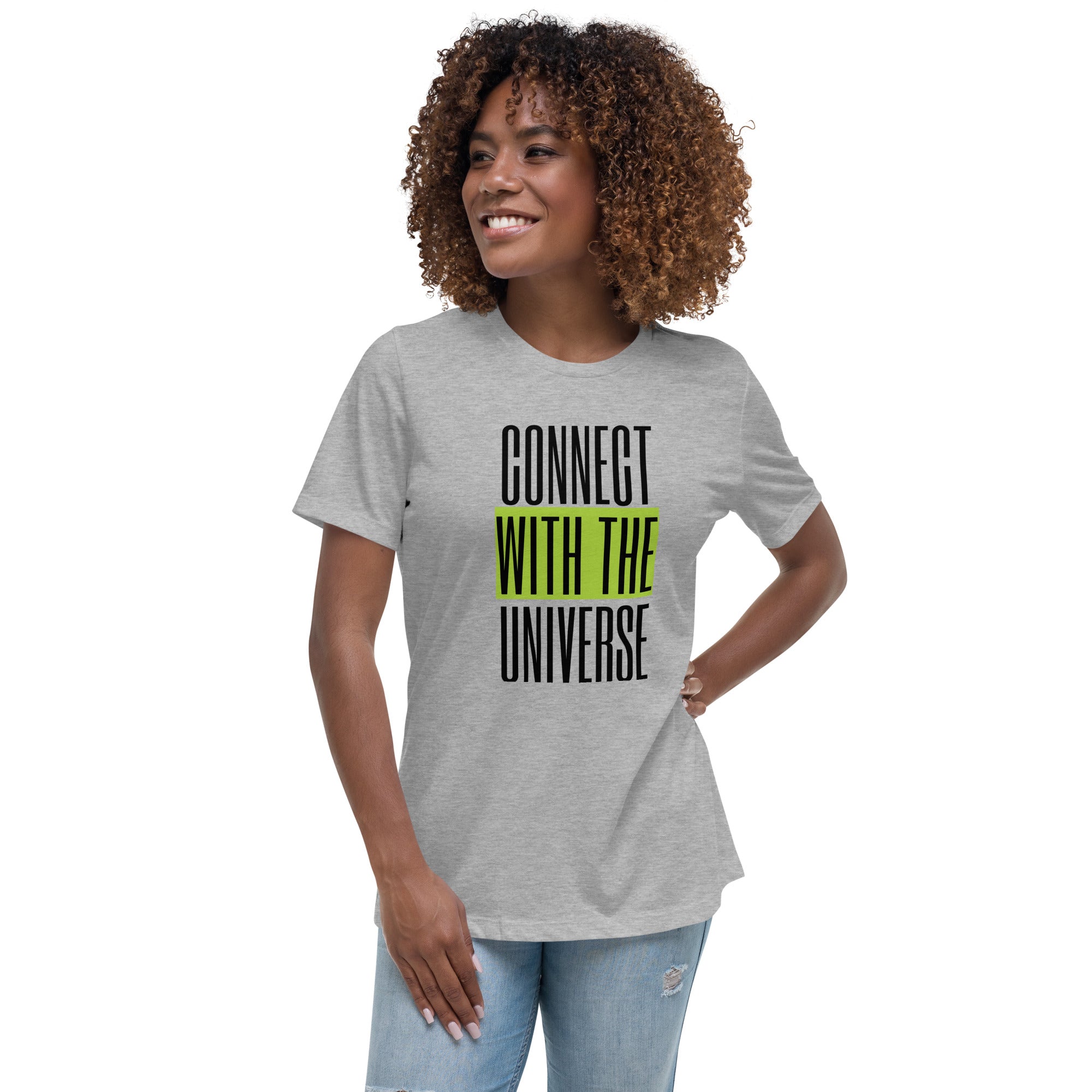 Connect with the Universe Women's T-Shirt - POD Sarto