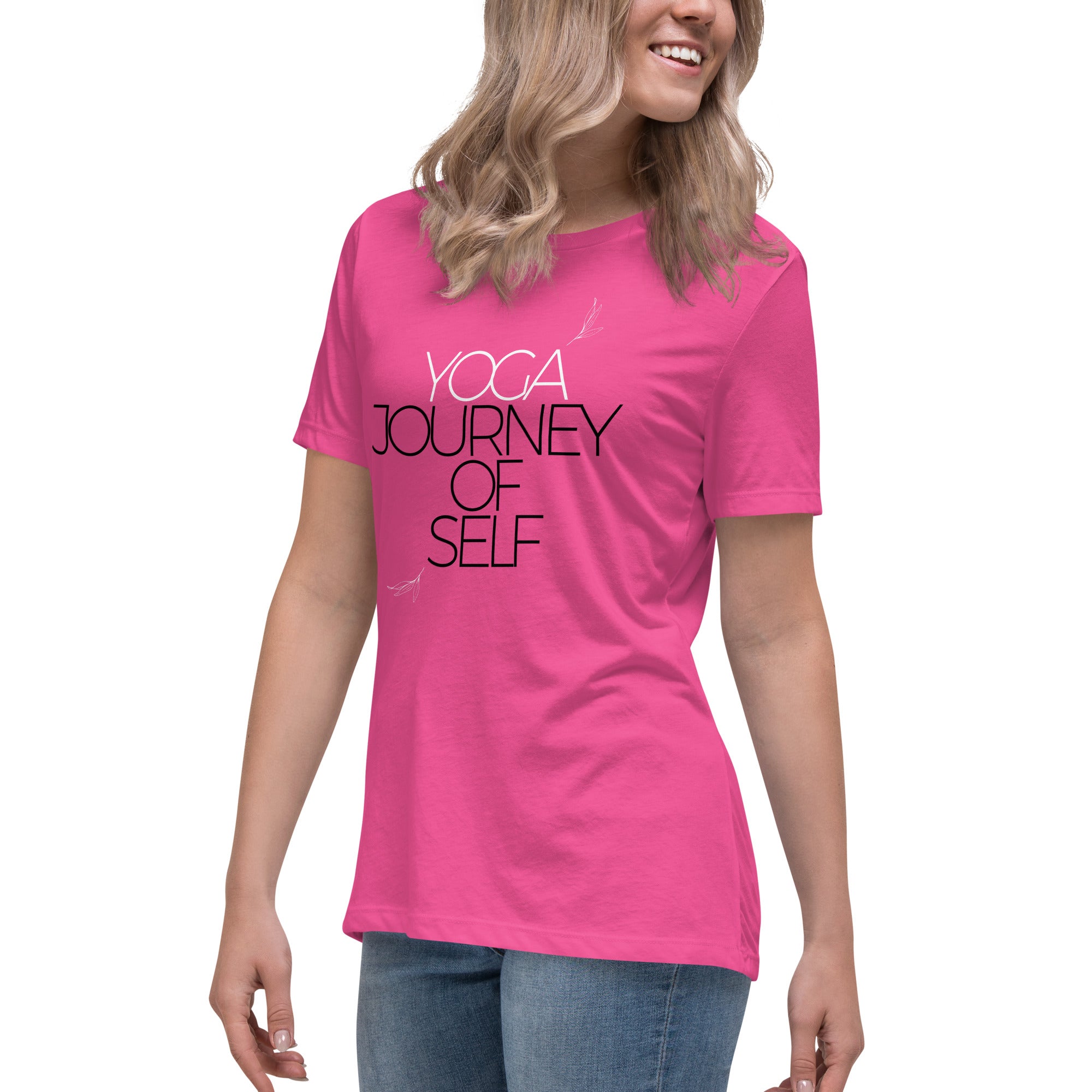 Yoga means Journey of Self Women's T-shirt Printful