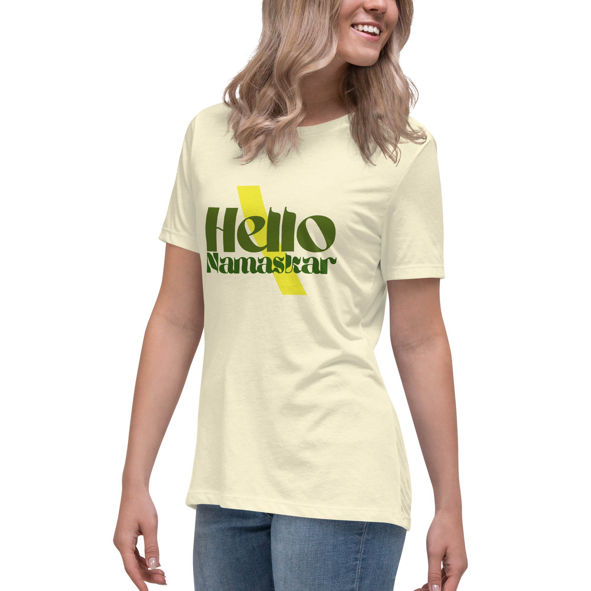 Hello Namaskar Women's T-Shirt - POD SARTO