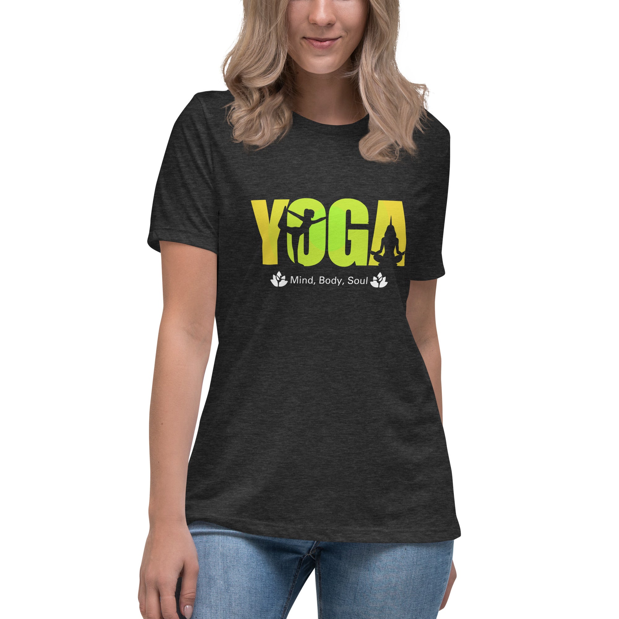 Yoga Mind Body Soul Women's T-Shirt Printful