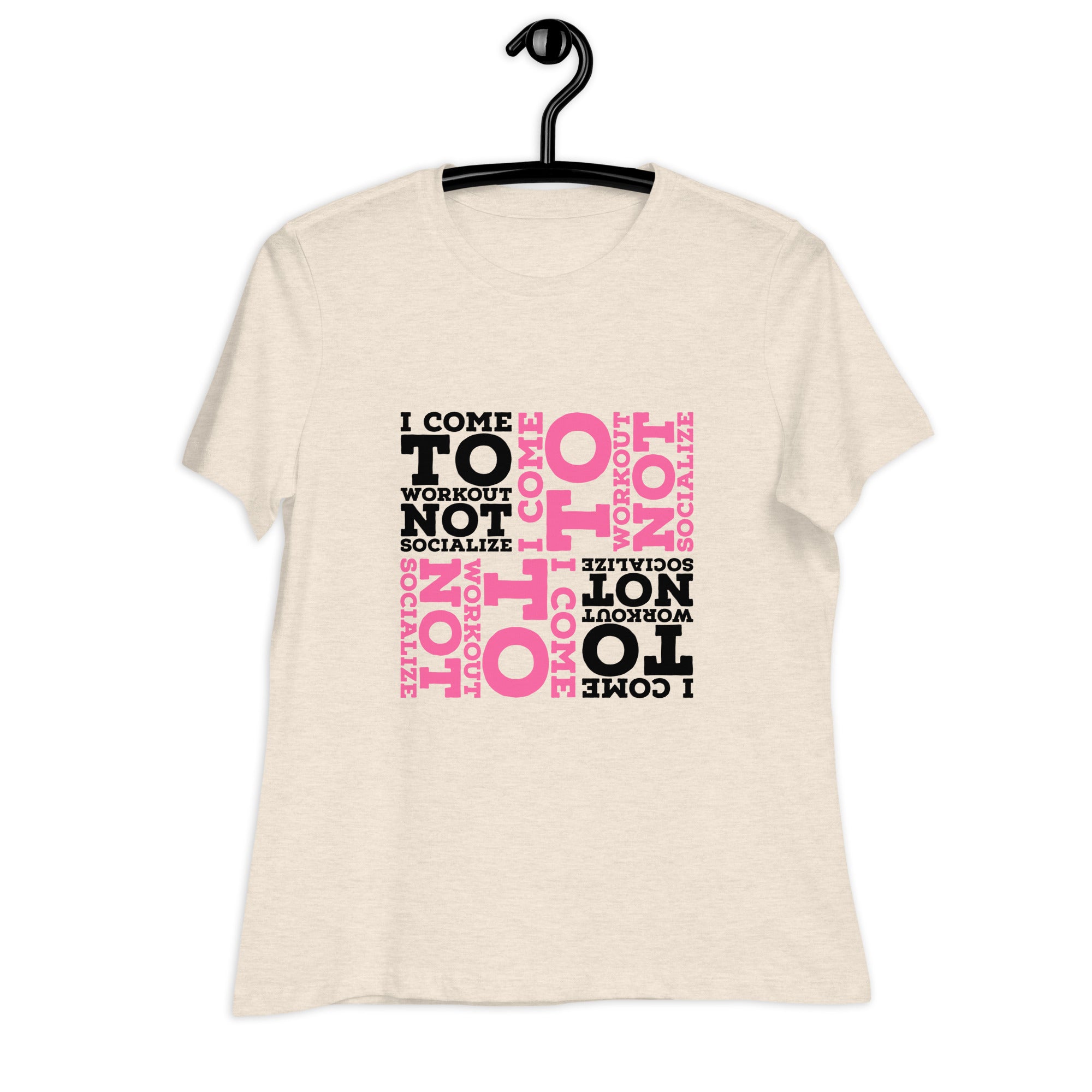 Workout Not Socialize T-Shirt for Women - POD Sarto