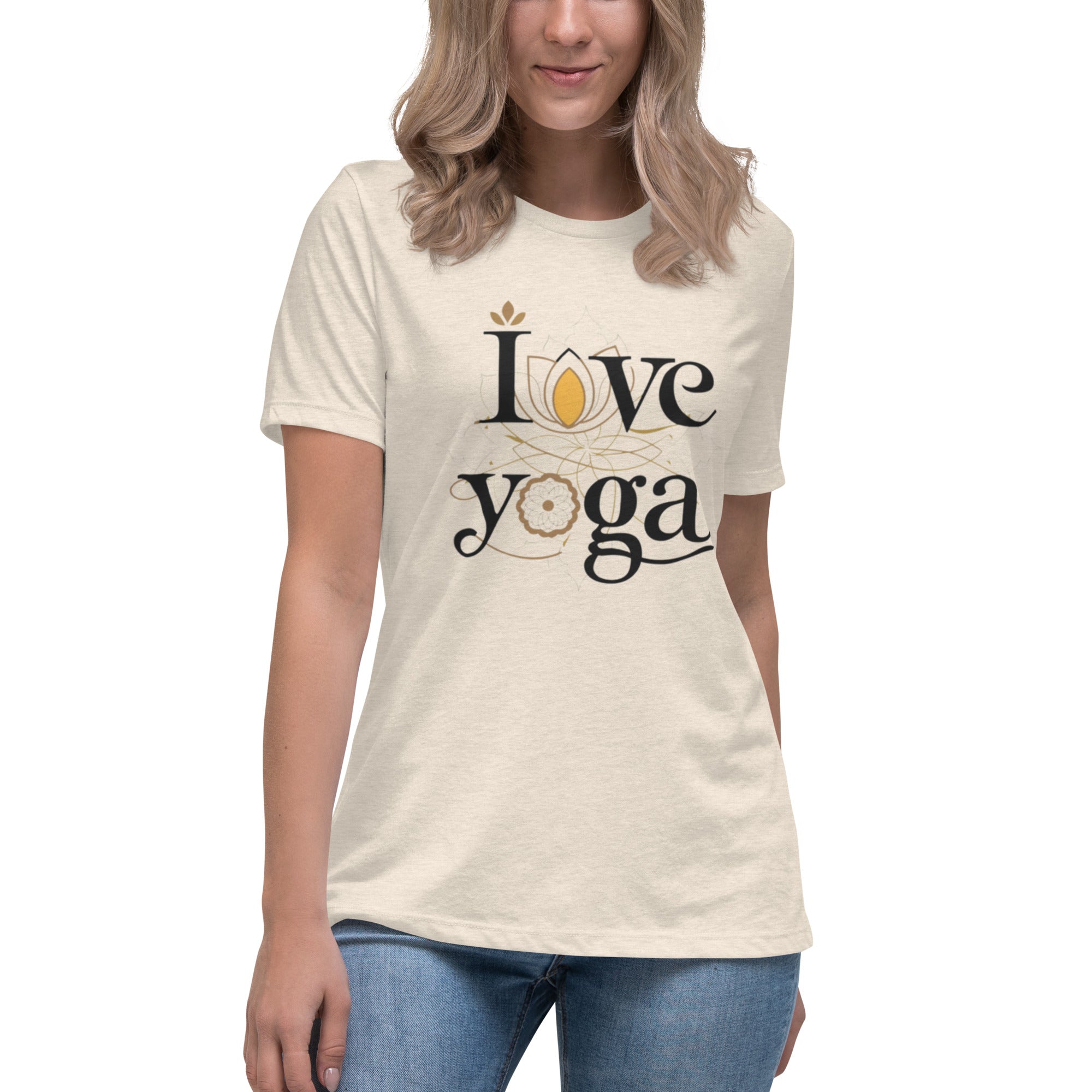 I Love Yoga Women's T-shirt - POD SARTO