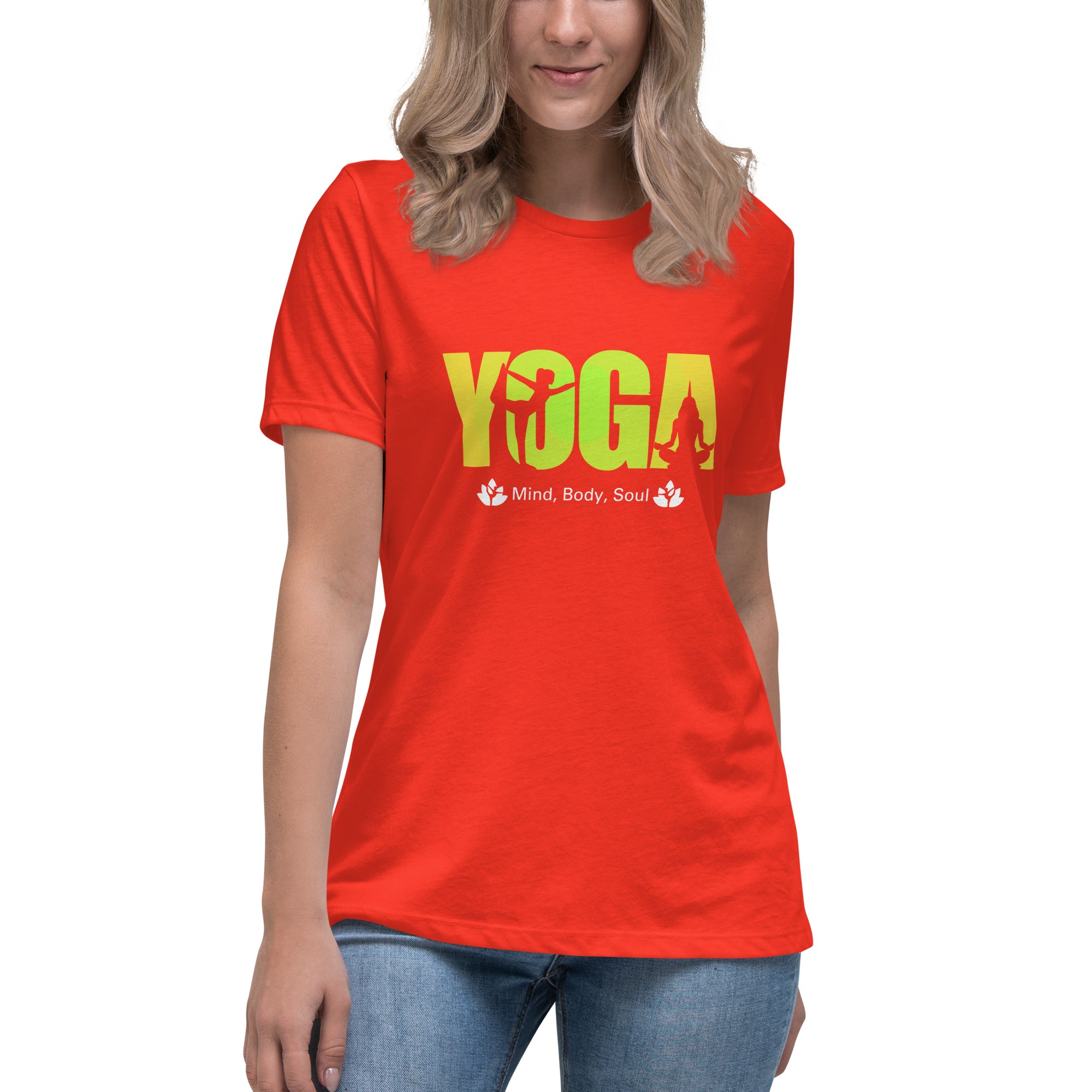 Yoga Mind Body Soul Women's T-Shirt Printful