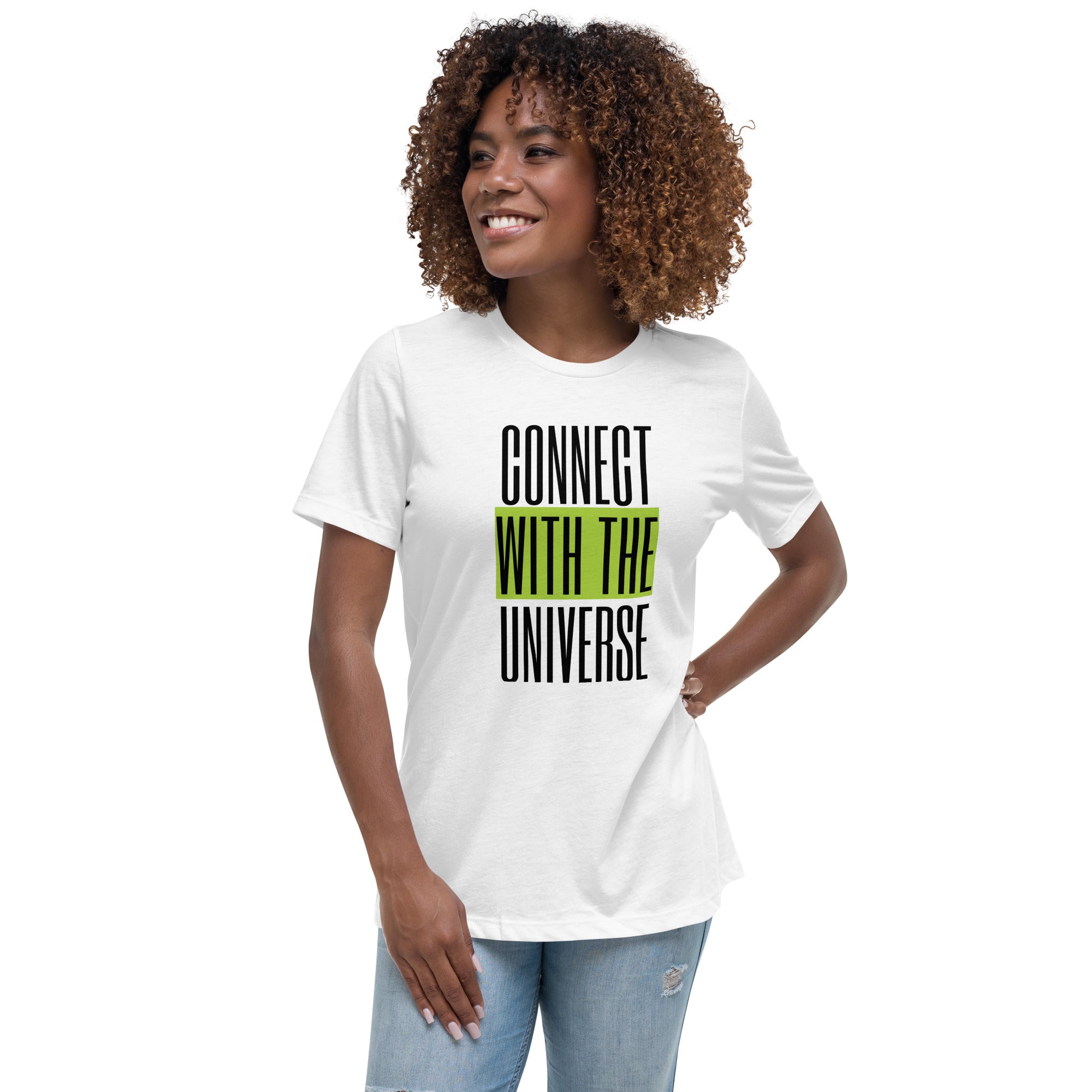 Connect with the Universe Women's T-Shirt - POD Sarto