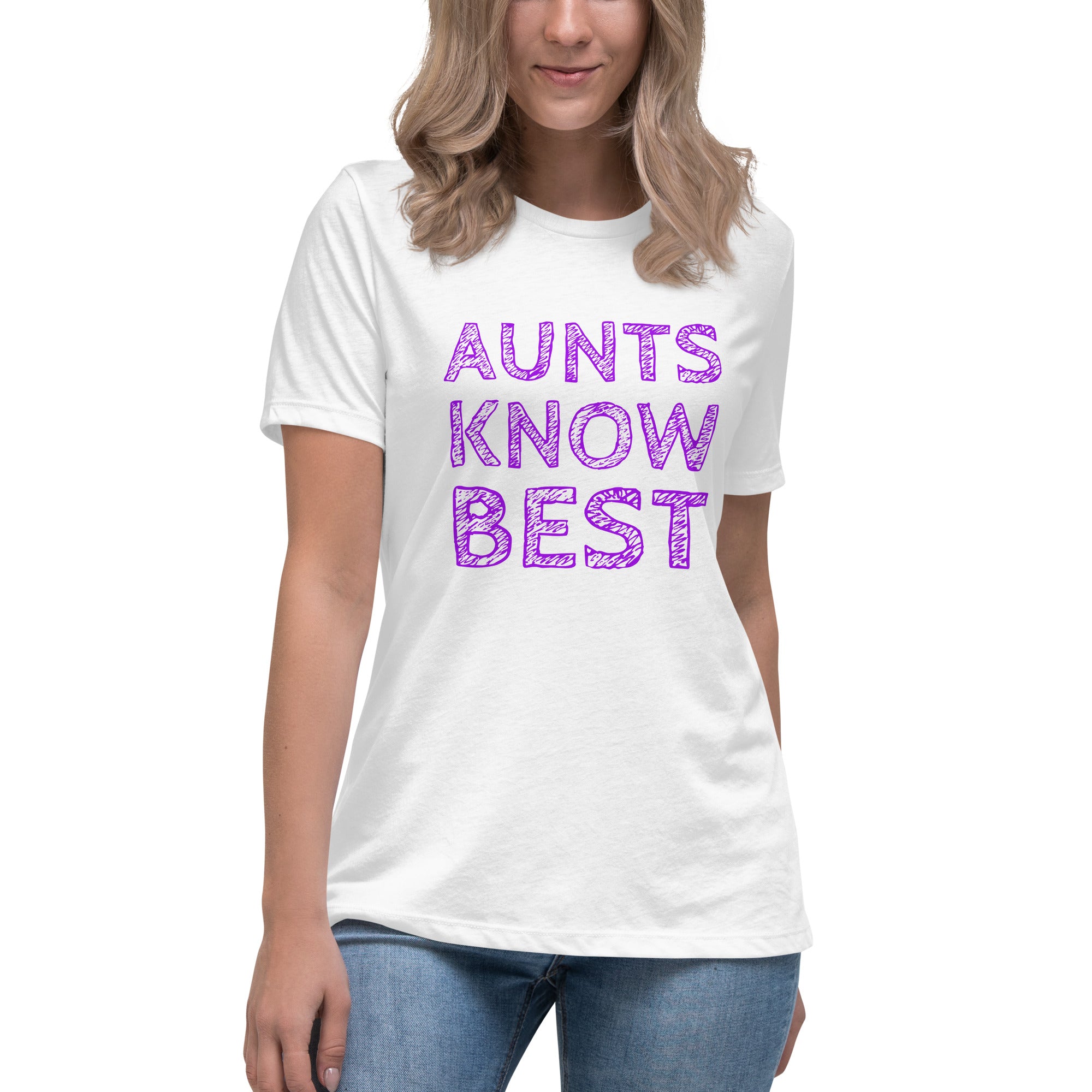 Aunts Know Best T-Shirt Gift for an Aunt | Gift Ideas for Aunt | T-Shirt for Women | POD Sarto