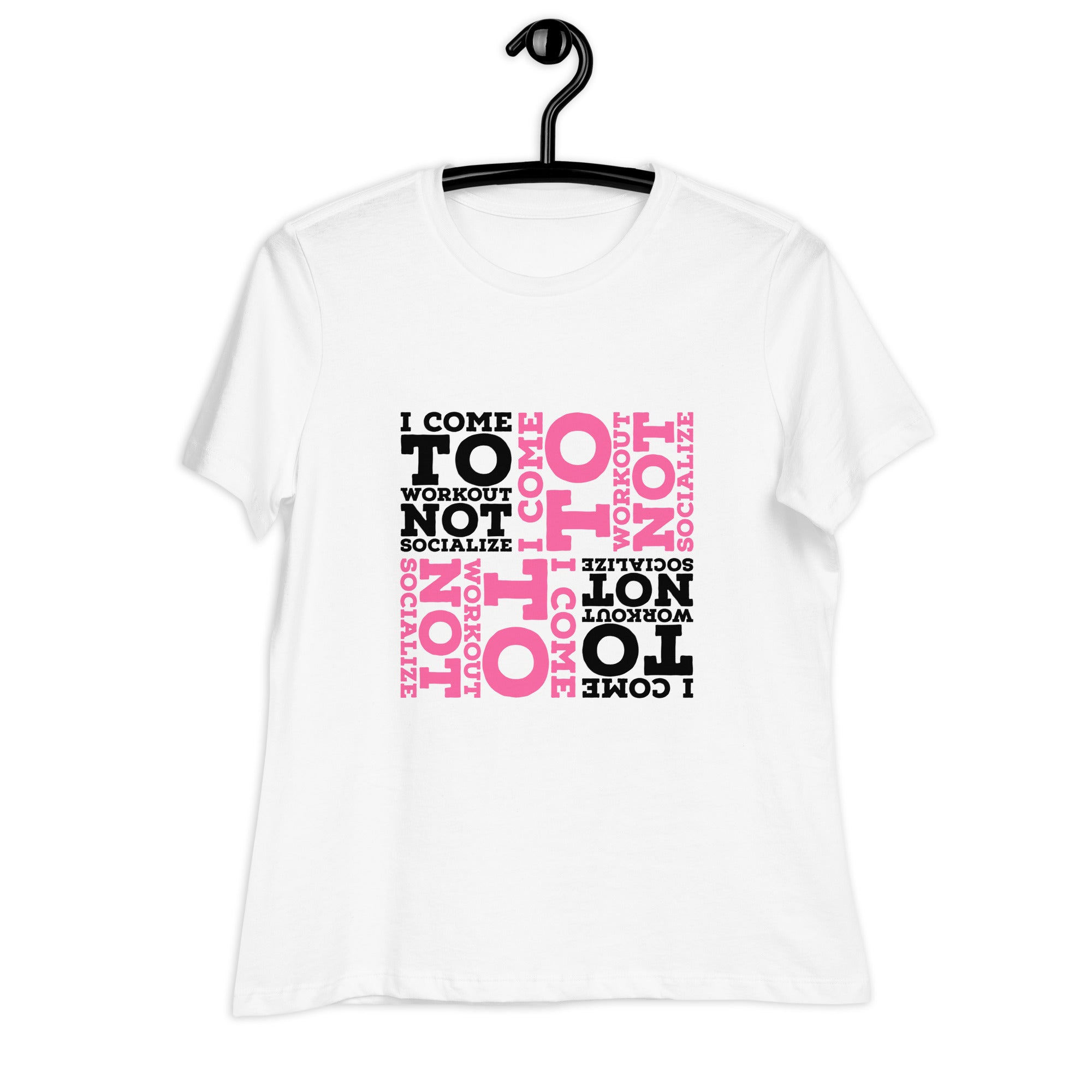 Workout Not Socialize T-Shirt for Women - POD Sarto