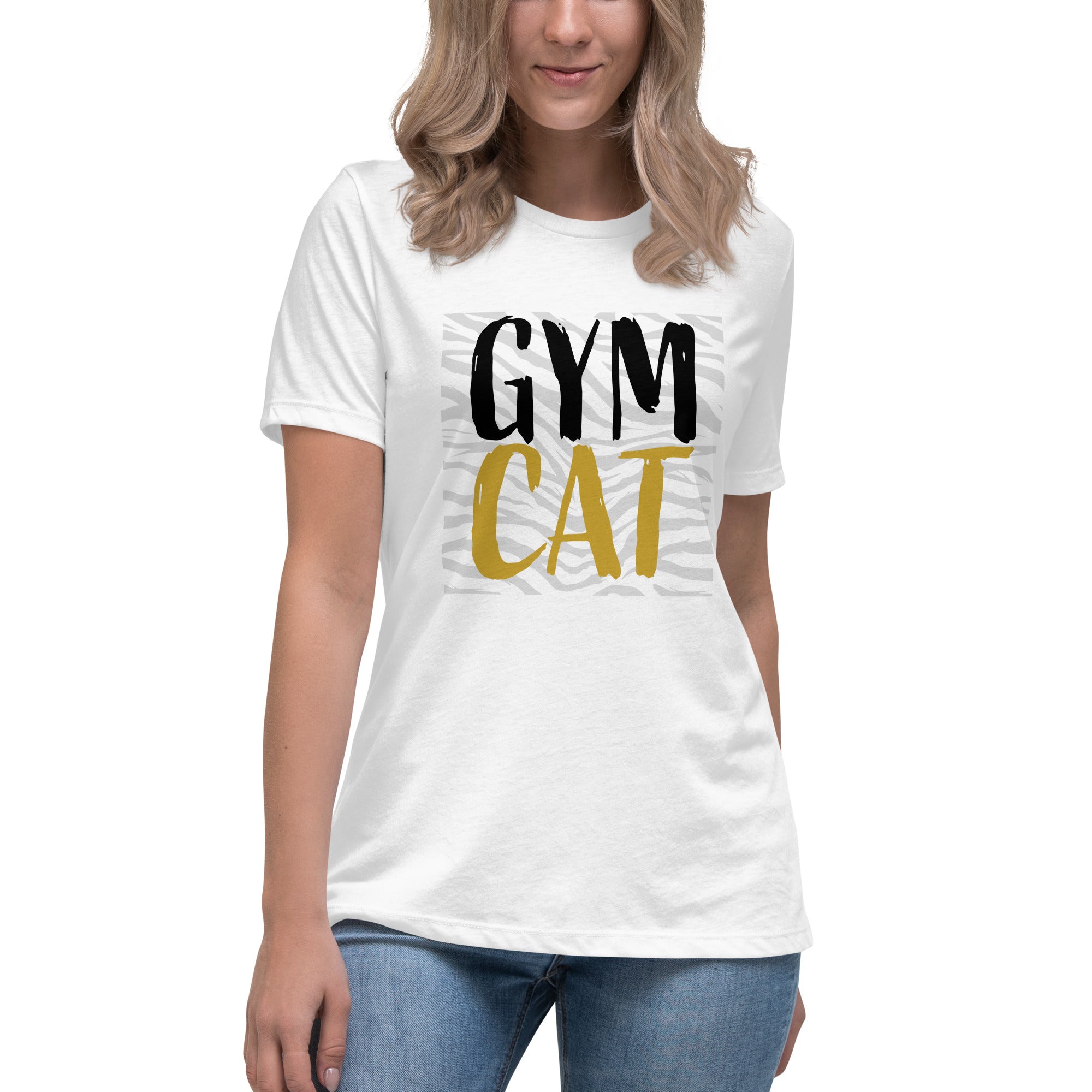 Gym Cat T-Shirt for Women - POD Sarto