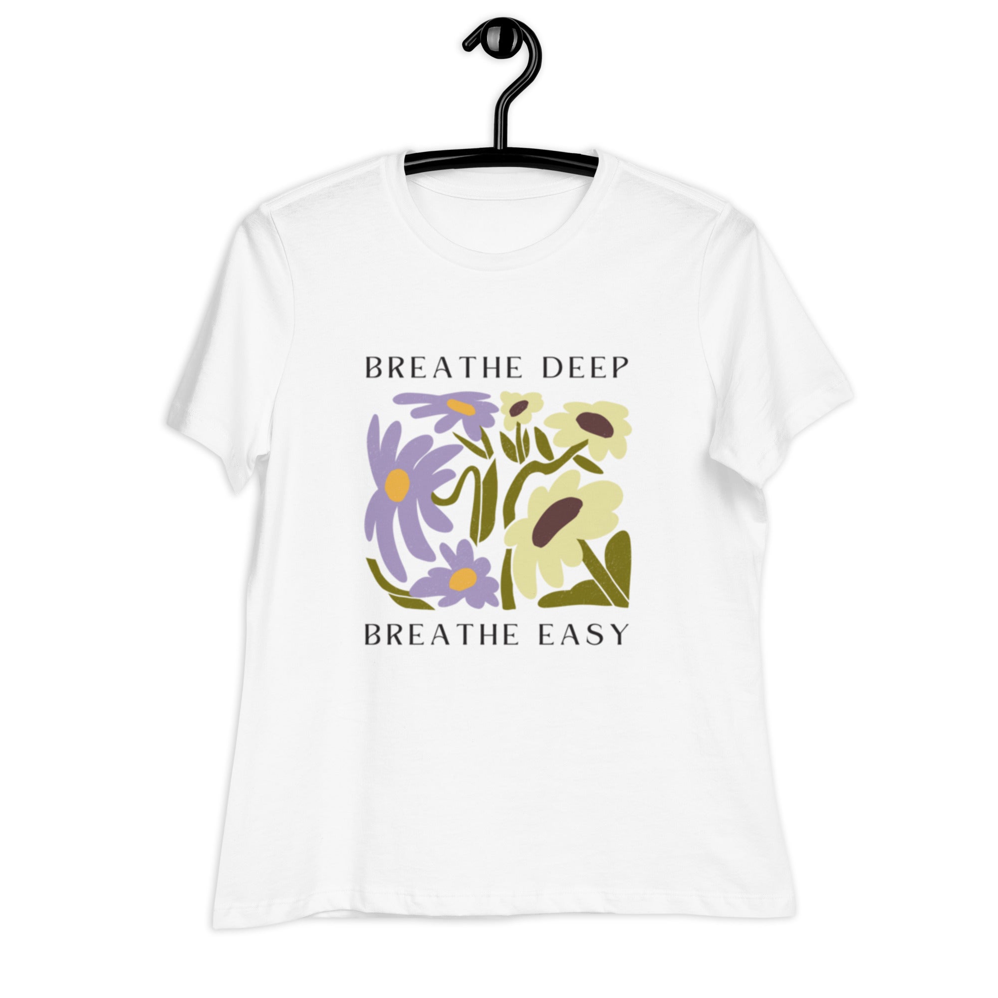 Breathe Deep Breathe Easy Women's T-Shirt - POD SARTO