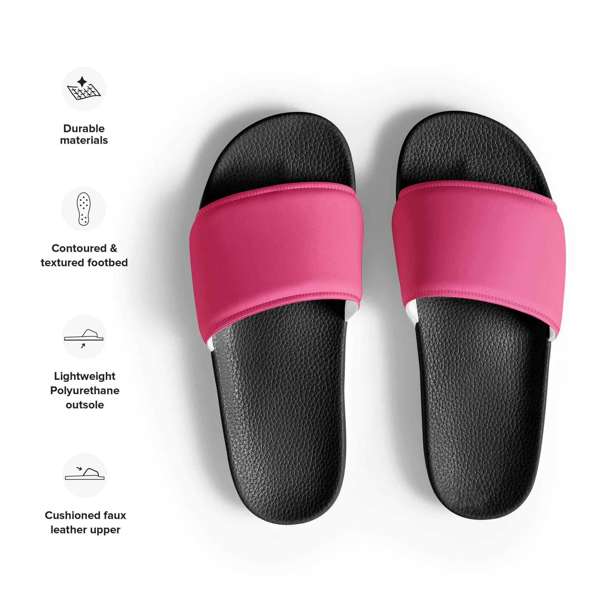 Pretty Pink Women's Slides - POD Sarto