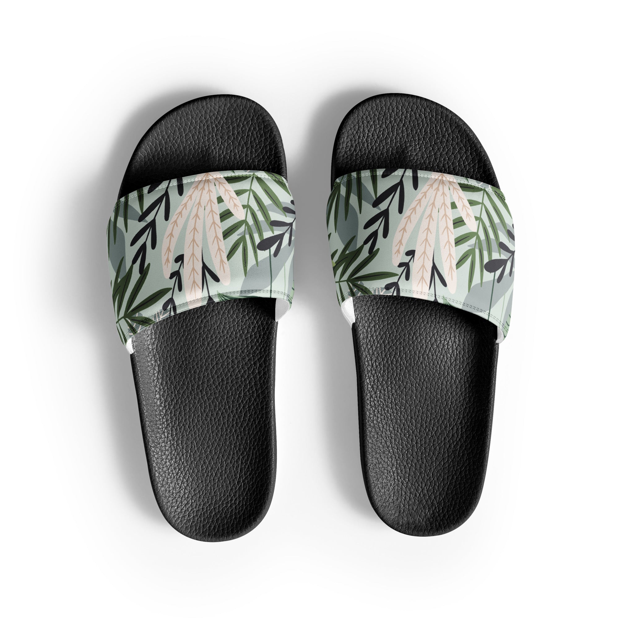 Leafy Glow Women's Slides - POD Sarto