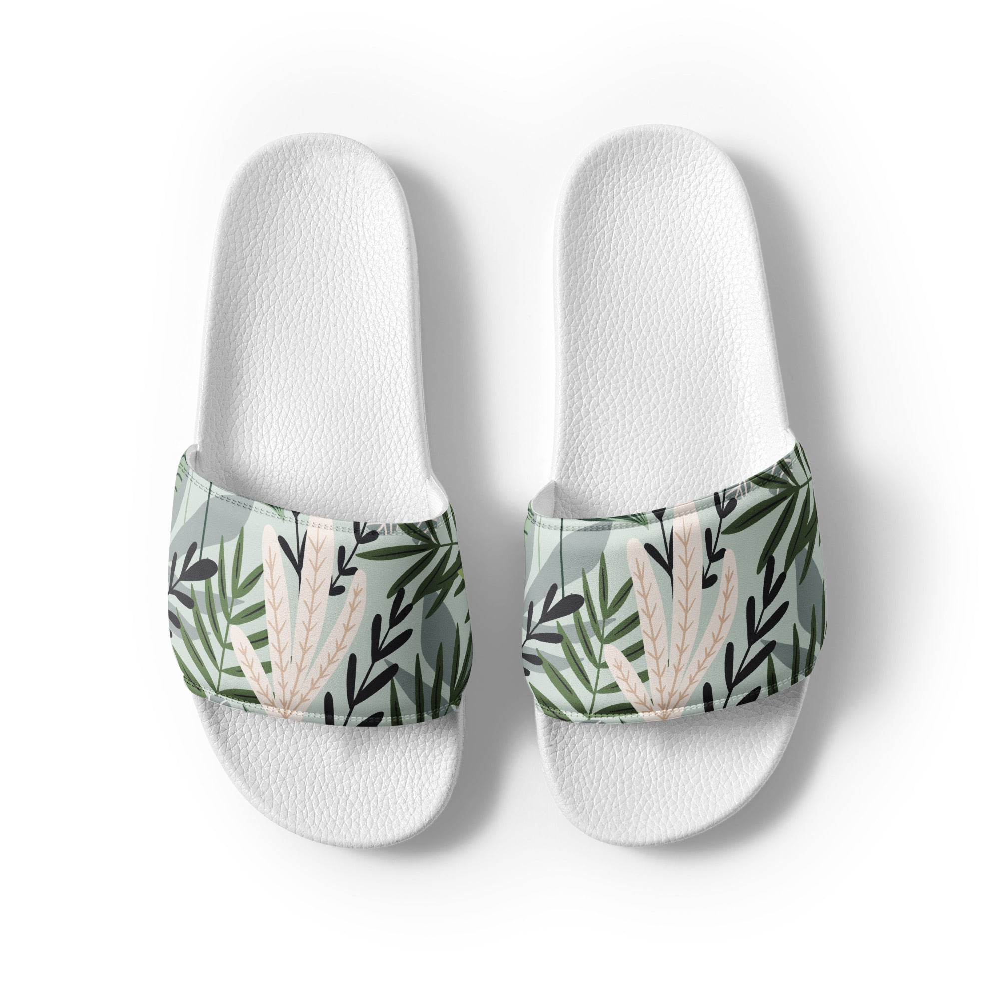 Leafy Glow Women's Slides - POD Sarto