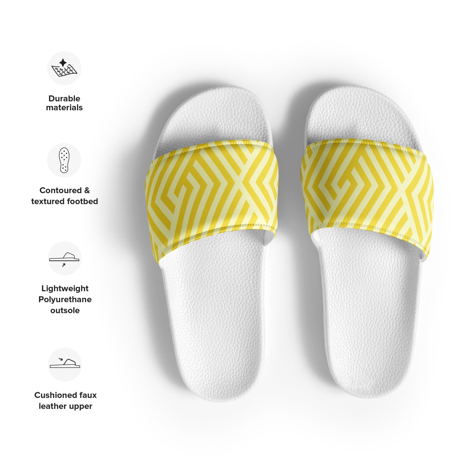 Sunny Geometry Women's Slides | POD Sarto