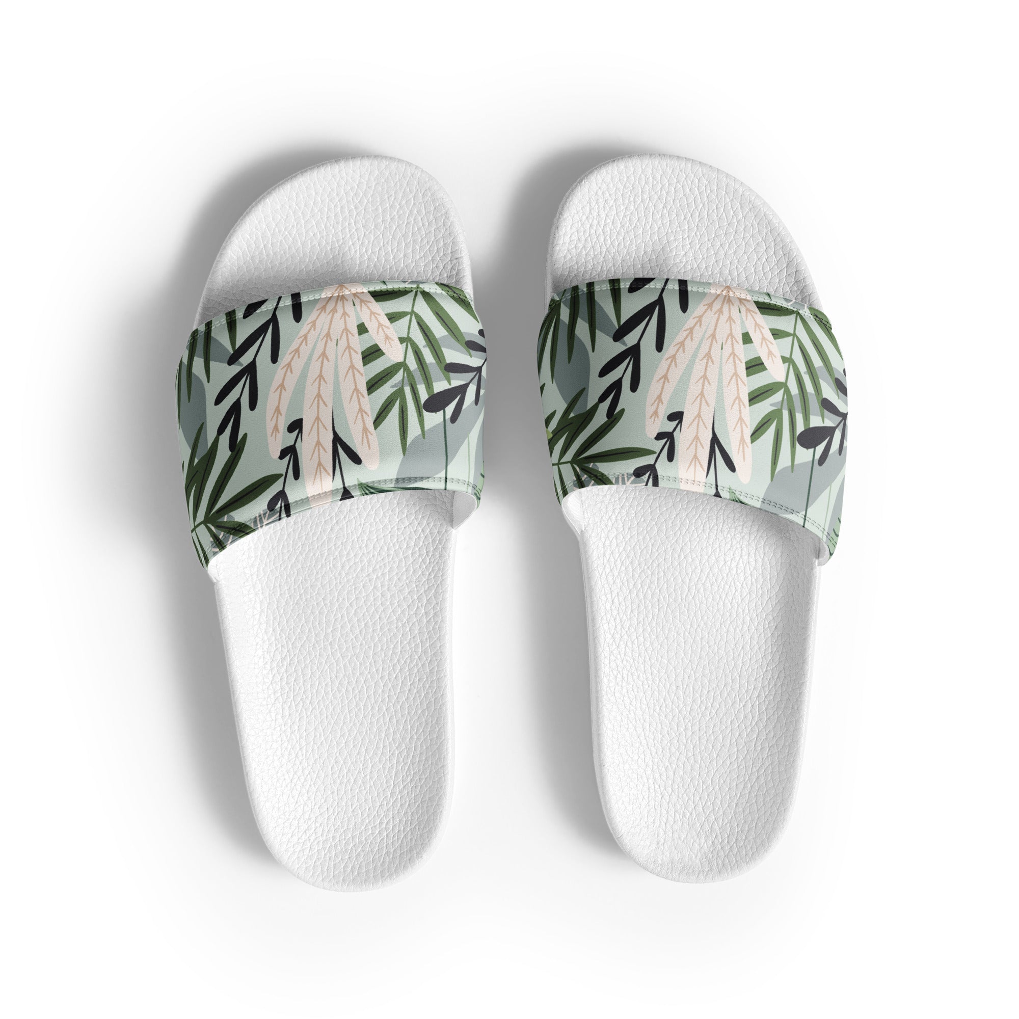 Leafy Glow Women's Slides - POD Sarto