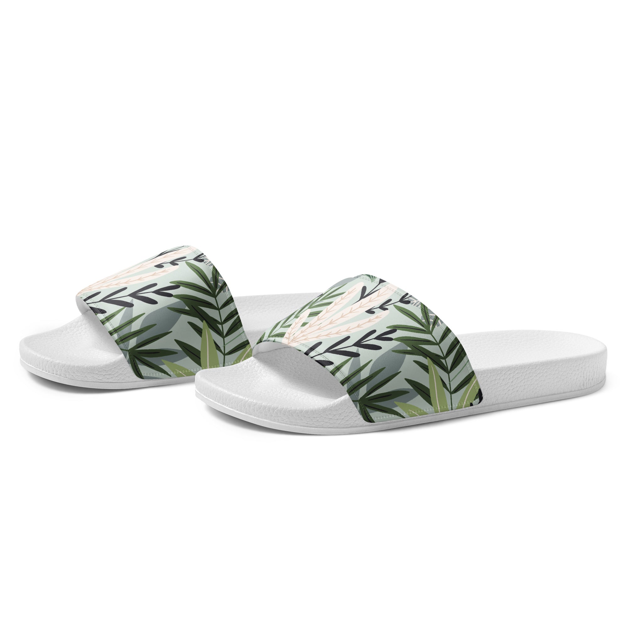 Leafy Glow Women's Slides - POD Sarto