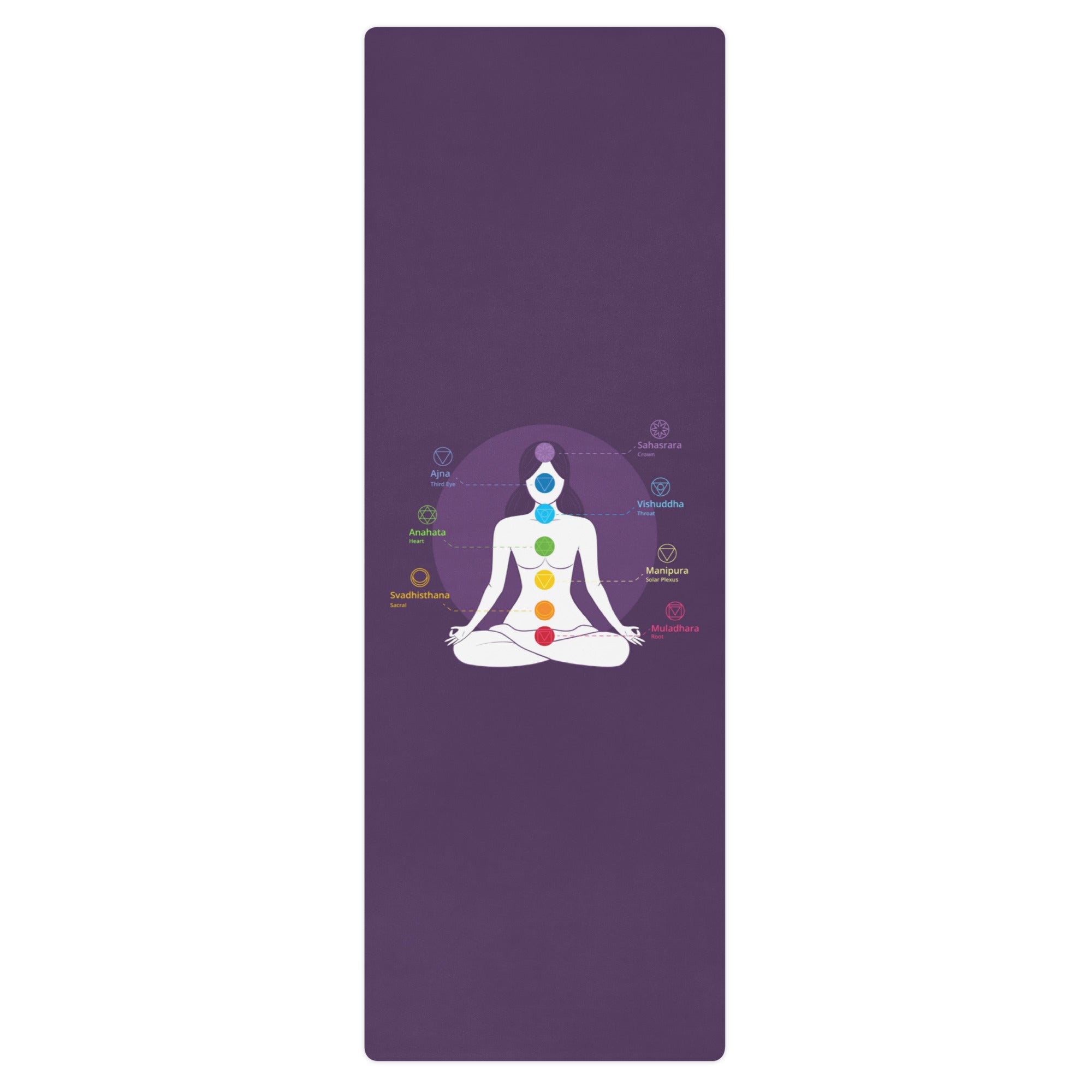 Mystic Purple Chakra Alignment Yoga Mat - POD Sarto