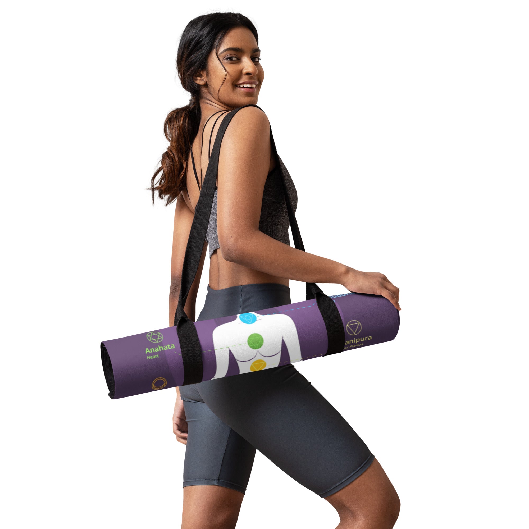 Mystic Purple Chakra Alignment Yoga Mat - POD Sarto