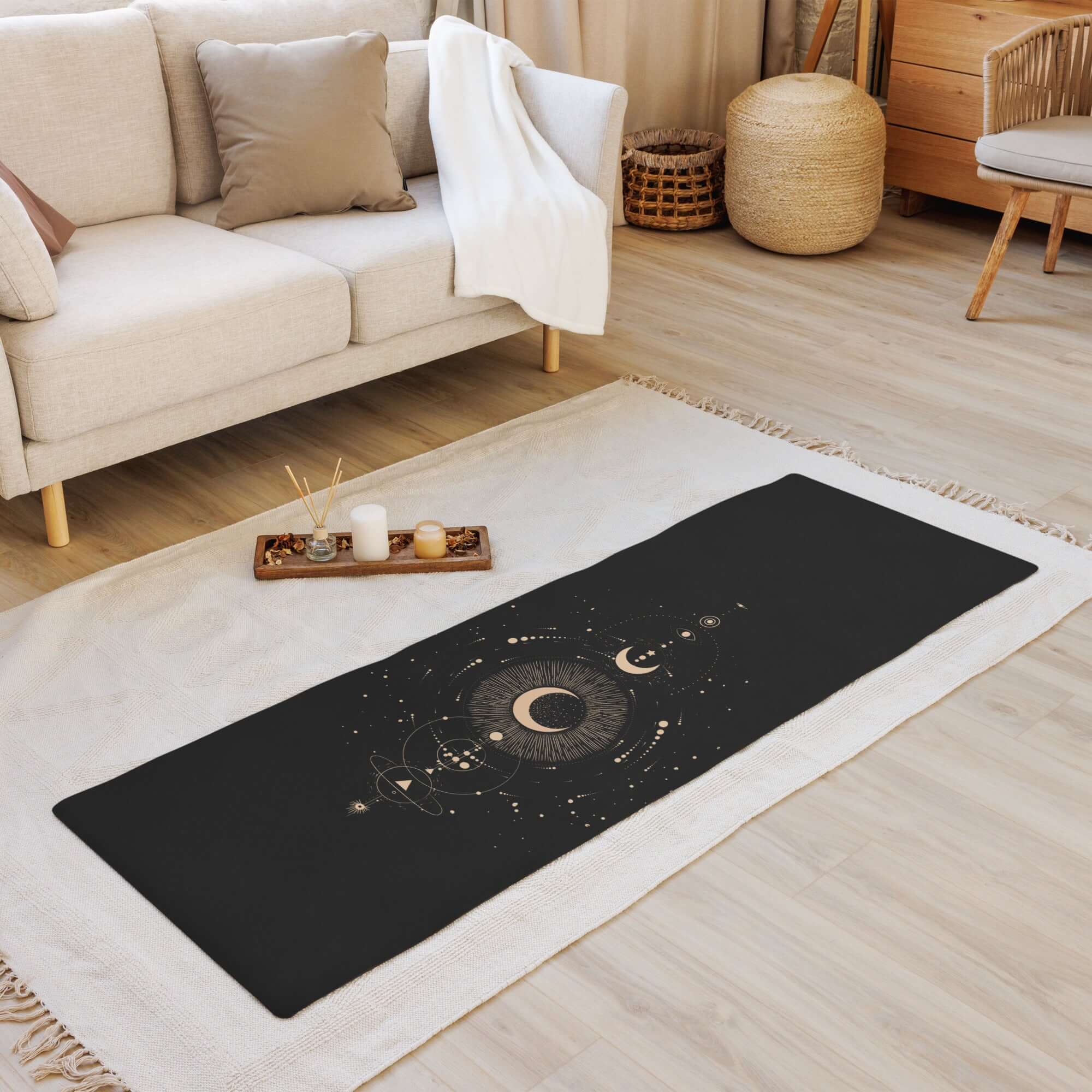 Celestial Moon Yoga Mat - POD Sarto