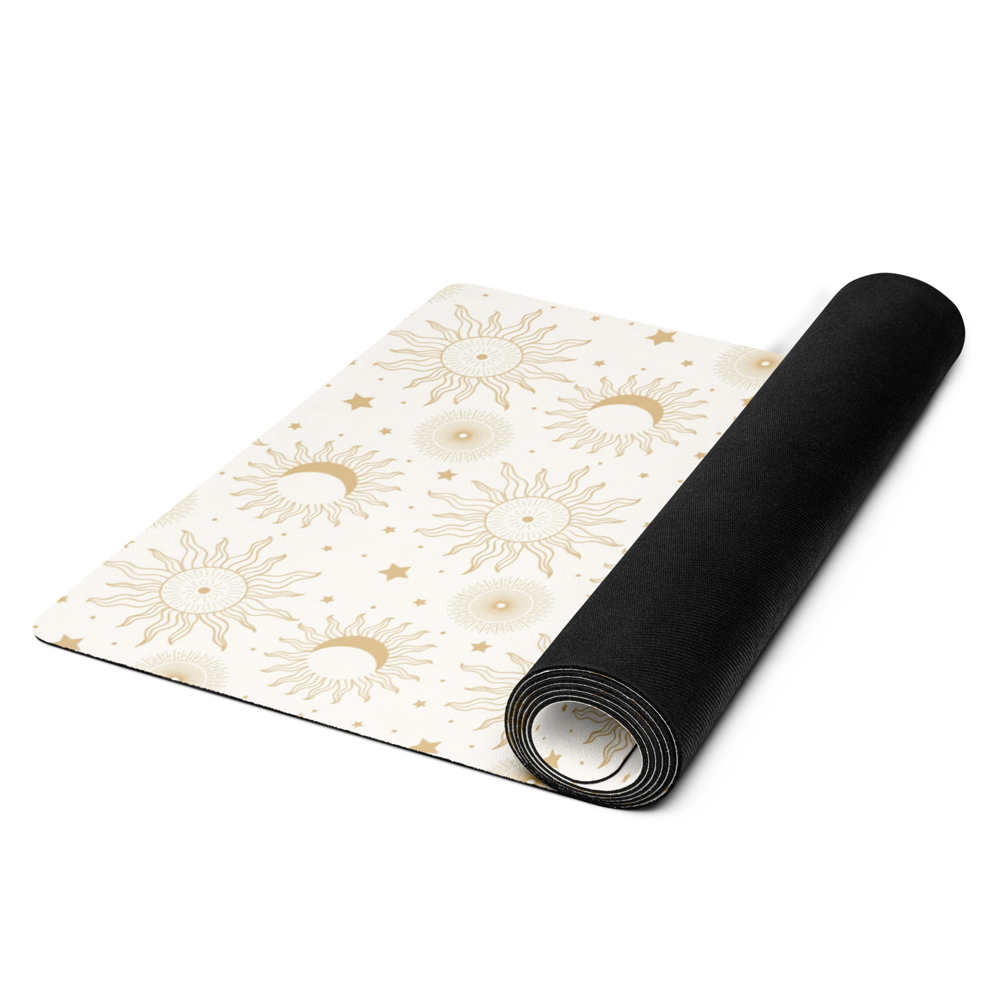 Golden Galaxy Yoga Mat Printful