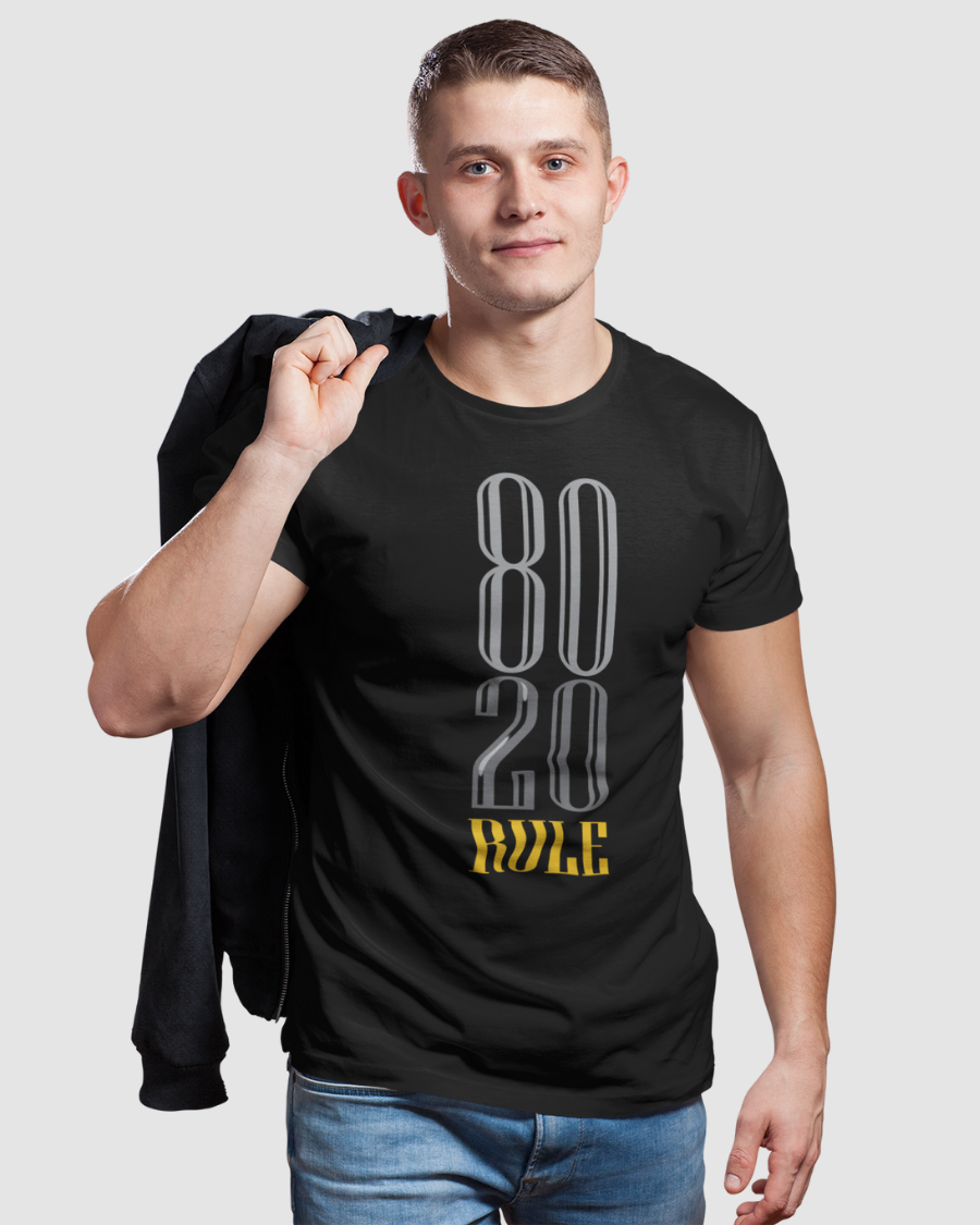 Eighty Twenty T-Shirt for Men: Unleash the Power of Balance!